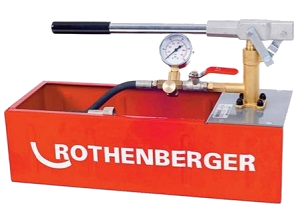 Rothenberger Köşeli Tip Test Pompası-50 Bar